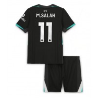 Camisa de Futebol Liverpool Mohamed Salah #11 Equipamento Secundário Infantil 2024-25 Manga Curta (+ Calças curtas)